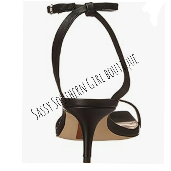 🆕⭐Sam Edelman black leather kitten heel sandals - Picture 6 of 11